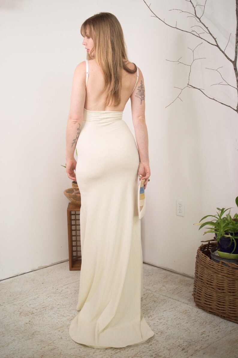 organic wedding dress