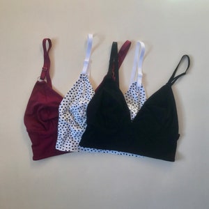 3 Pack - Trillium Longline Bra - Organic Cotton/Hemp/Tencel™ Lyocell Lingerie