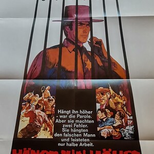 Clint Eastwood, Hang &#39;Em High, Original Movie Poster rr 1980s