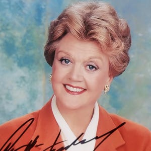 Angela Lansbury, Jessica Fletcher Signed Autographed 10x8 Photo, Murder, She Wrote