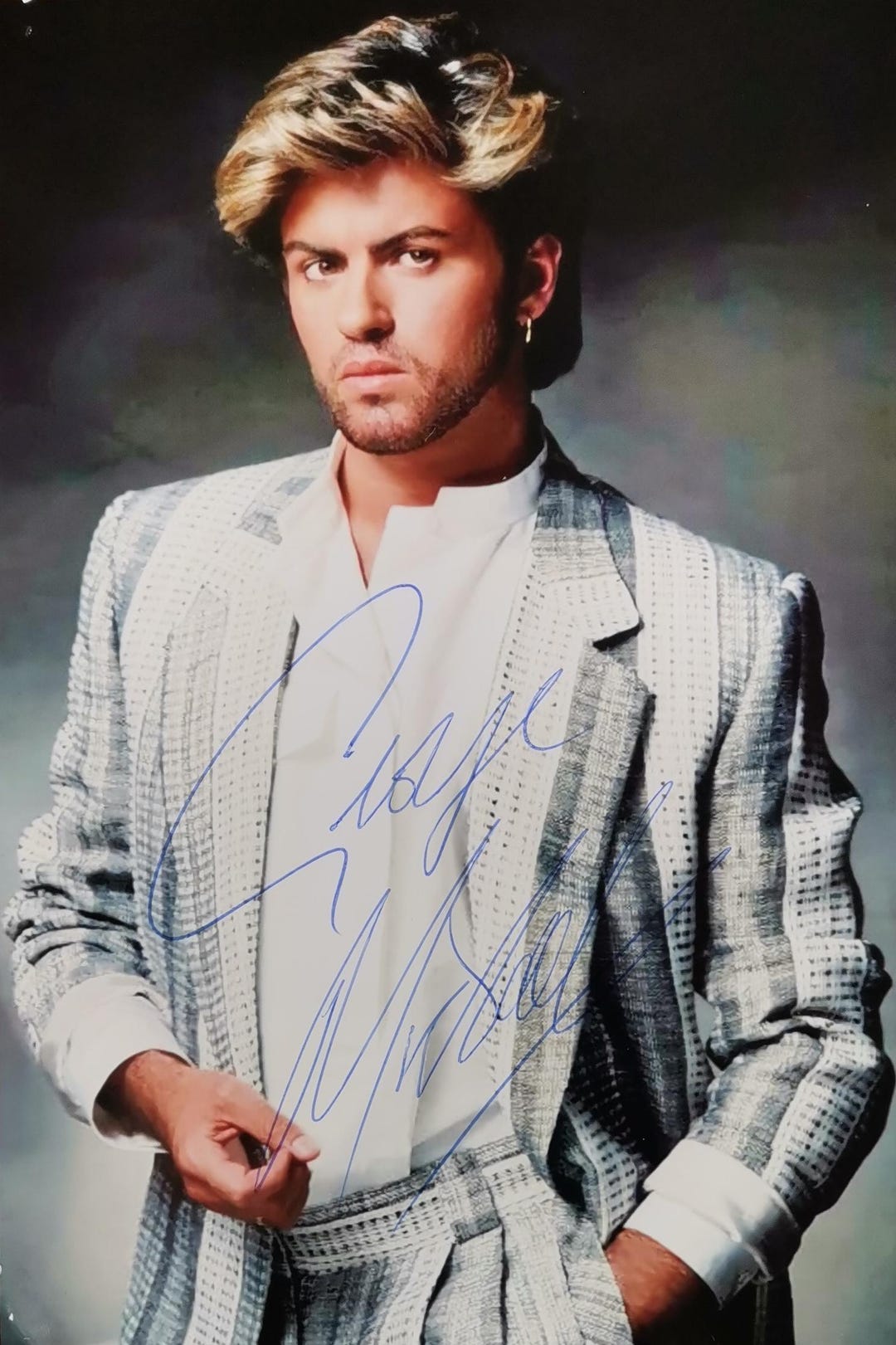 George Michael, Wham, Autograph Original Signed 6x4 Inch Photo - Etsy