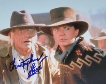 クリストファー・ロイド直筆サイン入り写真 - タクシー、スタート