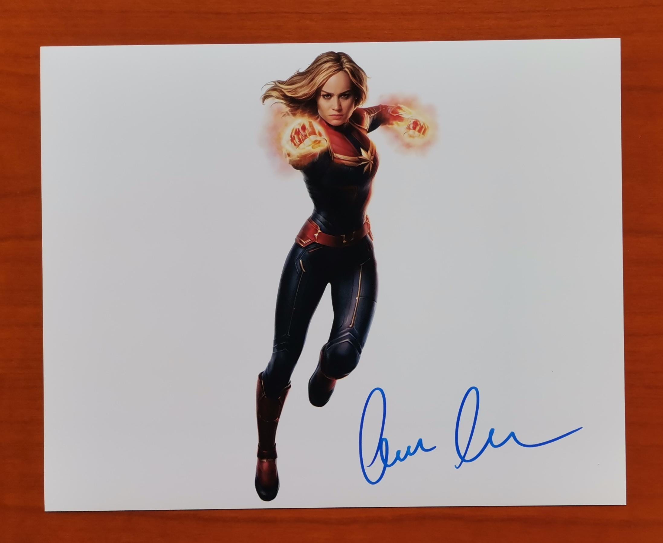 Brie Larson, Captain Marvel, Autograph Original Signed 10x8 Inch Photo ...