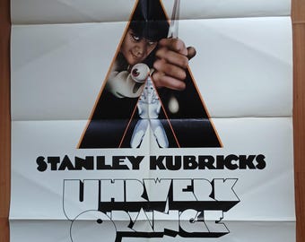 A Clockwork Orange, Malcolm McDowell, Original Movie Poster 1971