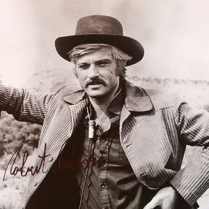 Robert Redford, Butch Cassidy and the Sundance Kid, Signed Autographed 6x6 Photo