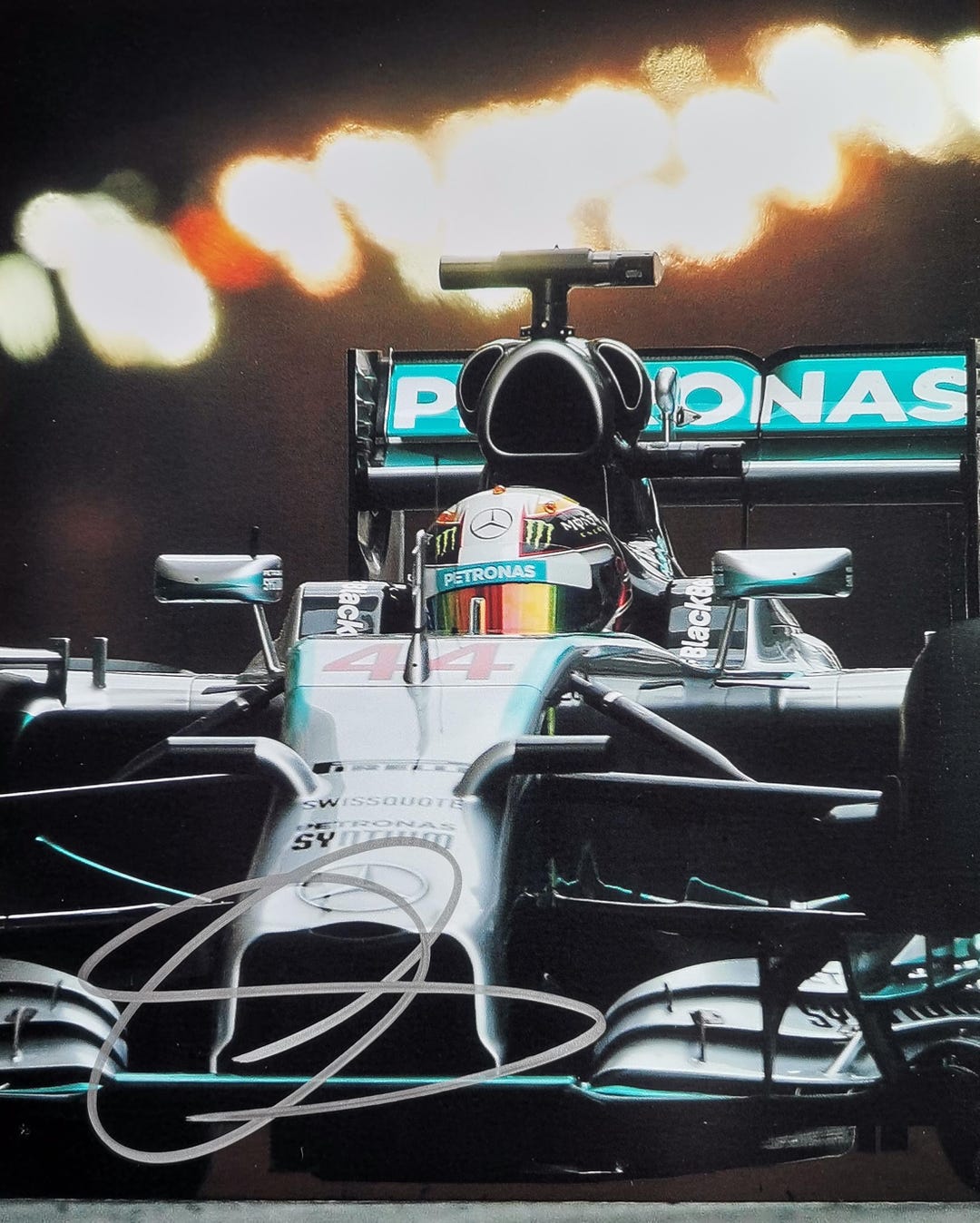 Lewis Hamilton, Formula 1 Racer, DAZN F1, Autograph Original Signed ...