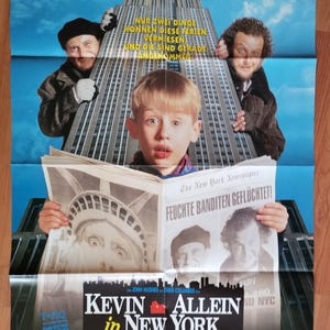 Home Alone, Macaulay Culkin, Joe Pesci, Daniel Stern, Cinema Poster 1990