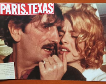 Paris, Texas, Harry Dean Stanton, Nastassja Kinski, Original Lobbycards, 12x8 inch, Lot of 8, 1984