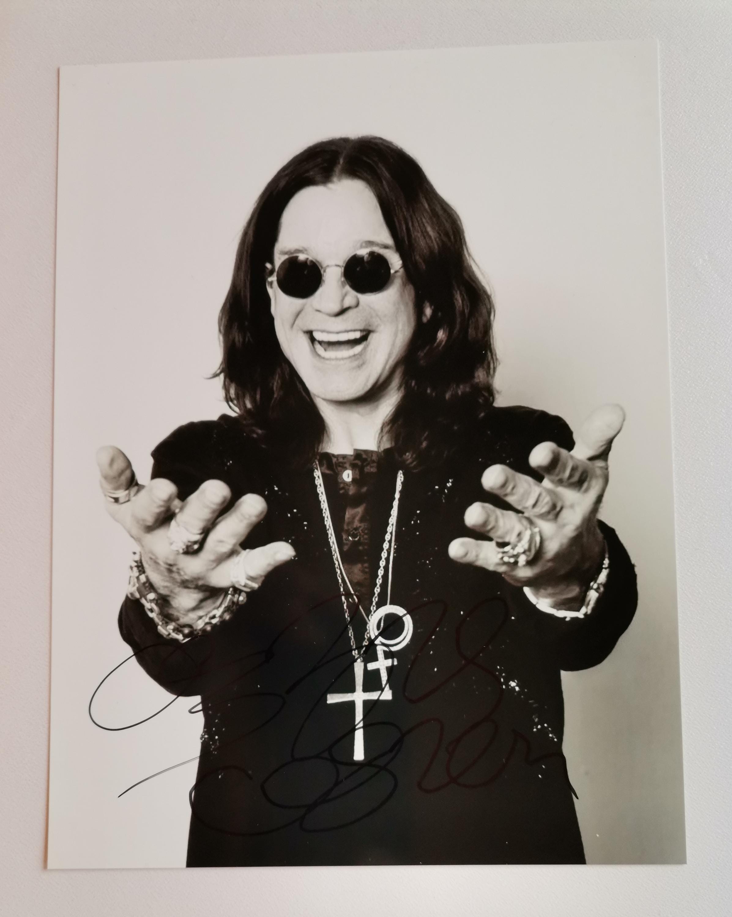 Signed ozzy osbourne memorabilia - Etsy 日本