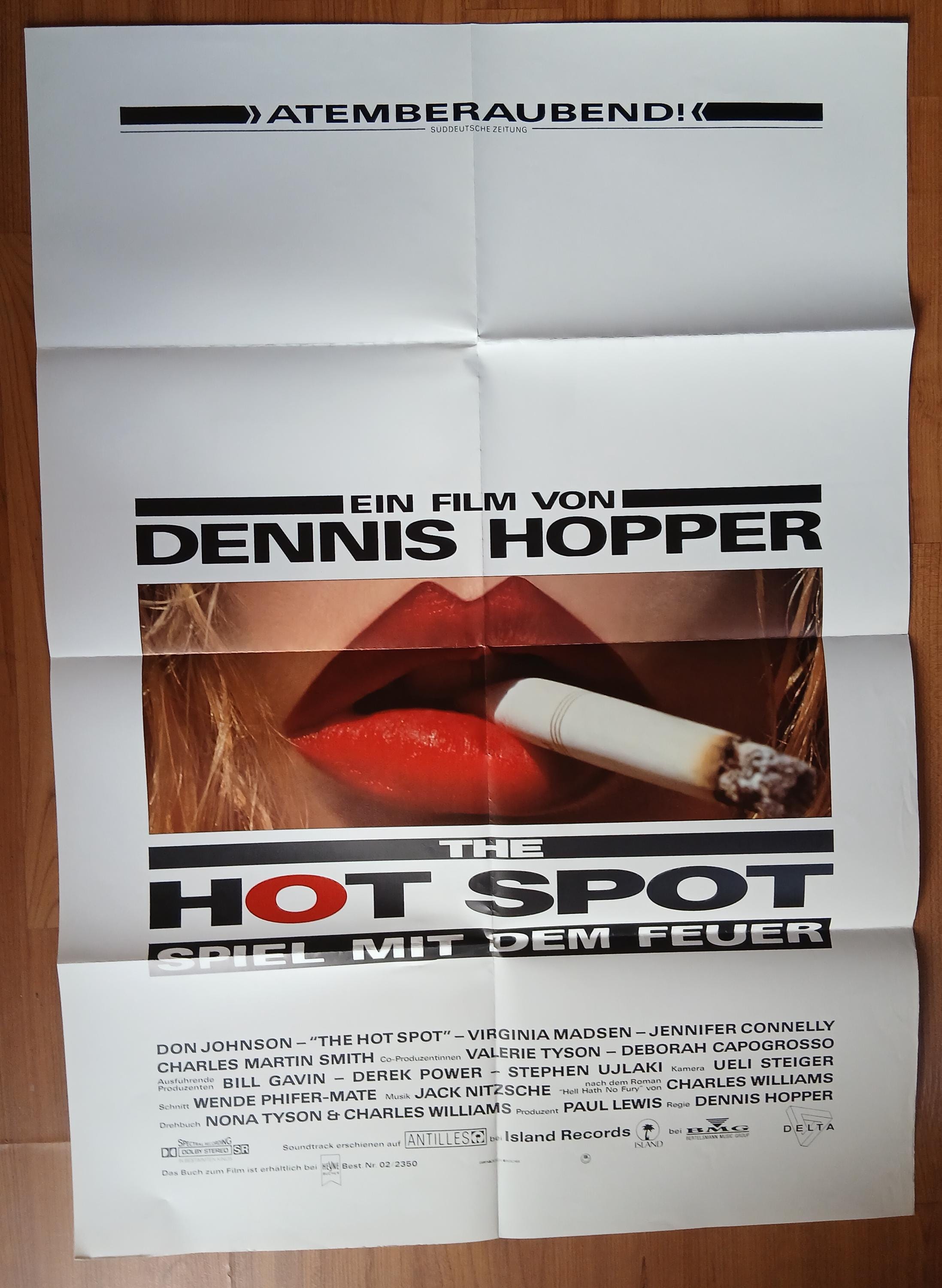 Hot Spot, Don Johnson, Virginia Madsen, Original Movie Poster 1990