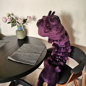 Toji's worm replica plush zipper storage pocket, Jujutsu Kaisen plush, Toji Inventory Curse, Cosplay inspired by Jujutsu Kaisen, 160cm