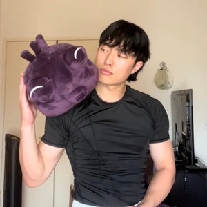 Toji&#39;s worm replica plush, purple chubby giant worm plush Cosplay inspired by Jujutsu Kaisen series, 160cm