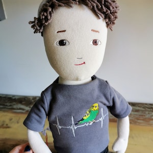 Look-alike Child Portrait Doll, Made from Photo to Plush, dolls of people, plush portrait 40cm