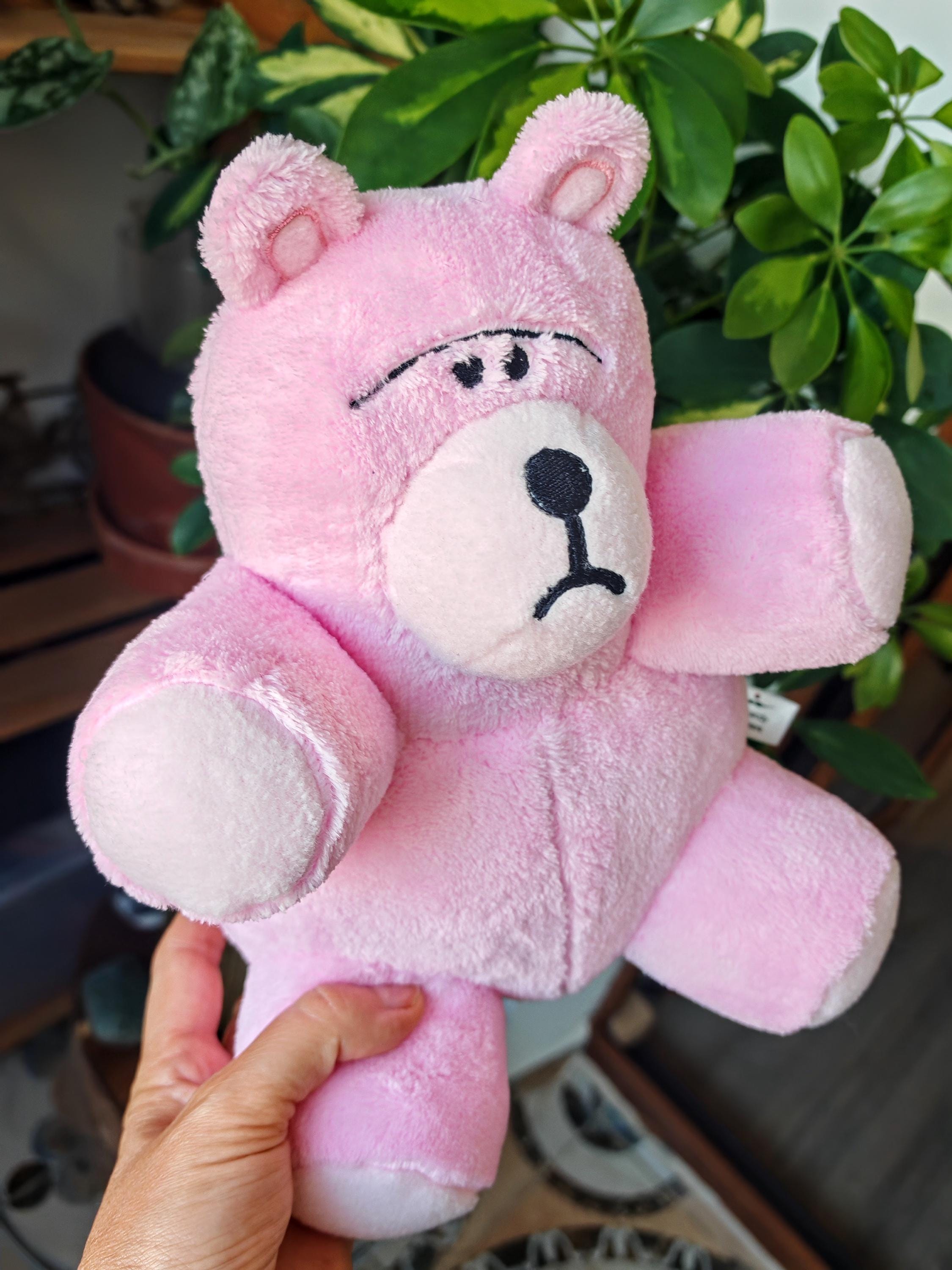 ピンクのクマのぬいぐるみ、トイストーリーのレプリカ、手作り