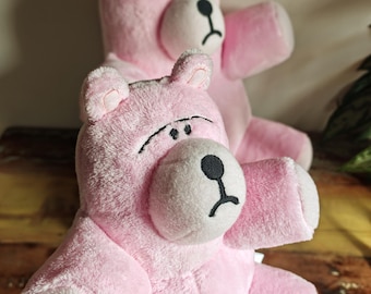 ピンクのクマのぬいぐるみ、トイストーリーのレプリカ、手作り