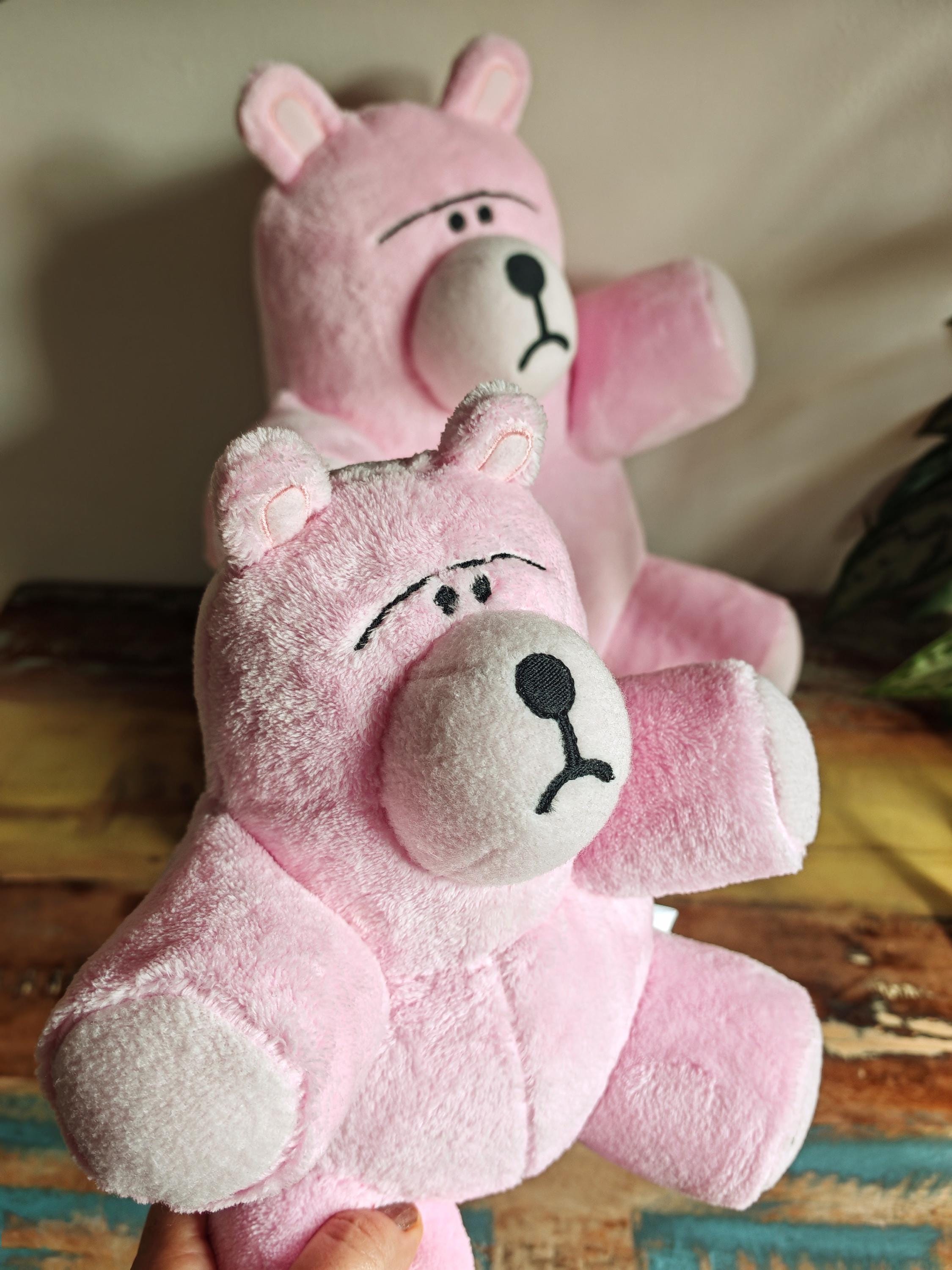 ピンクのクマのぬいぐるみ、トイストーリーのレプリカ、手作り