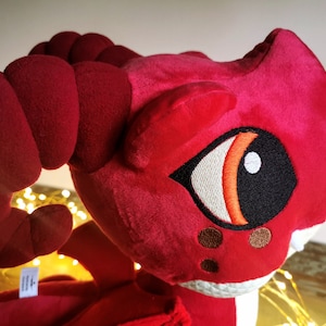 Aggro Dragon Plush – Rescue Riders Inspired, Handmade Stuffed Animal ...