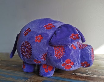 Precious Plush Piggy, custom embroidery plush pig, personalized gift 40 cm