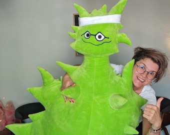 185 cm Emory Alien Plush Toy | Aqua Teen Hunger Force Gift | Giant Stuffed Alien in human size | Handmade Oversized Plush | Hug Buddy