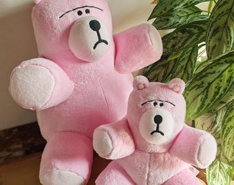 ピンクのクマのぬいぐるみ、トイストーリーのレプリカ、手作り