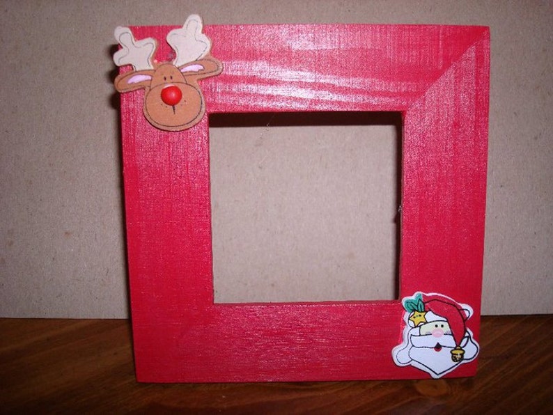 2.5X2.5 inch Christmas picture frame image 1