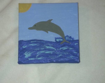 Dolphin painting