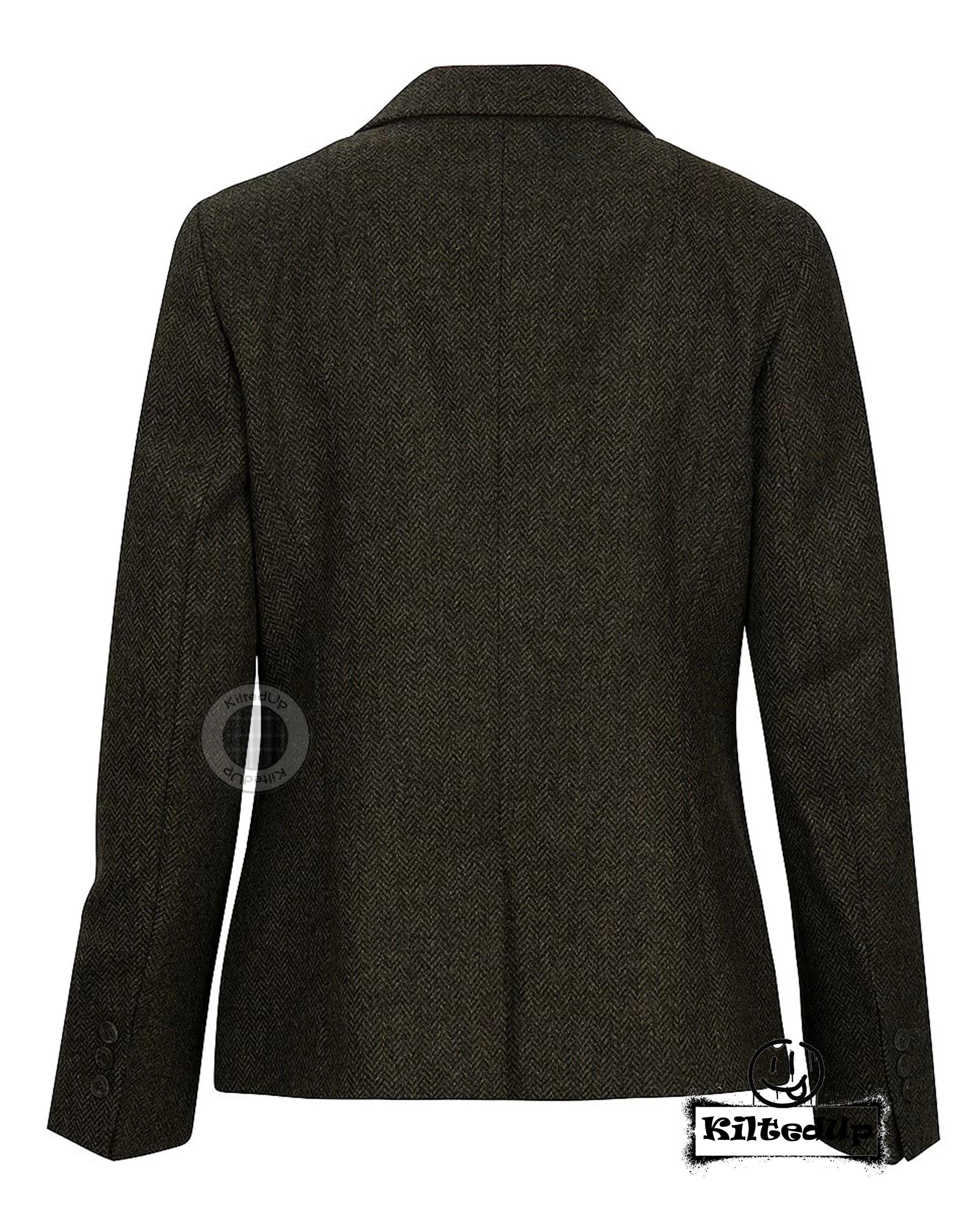 Ladies British Tweed Hacking Jacket - Wool Equestrian Blazer - Etsy
