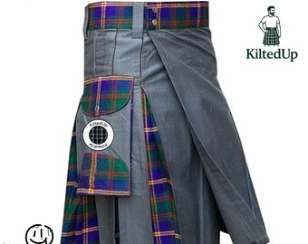Hybrid Gray Marine Kilt – Tactical Strength Meets Urban Style