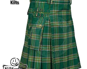 Kilts utilitaires tartan pour homme – 8 verges | Kilts écossais authentiques dans divers tartans