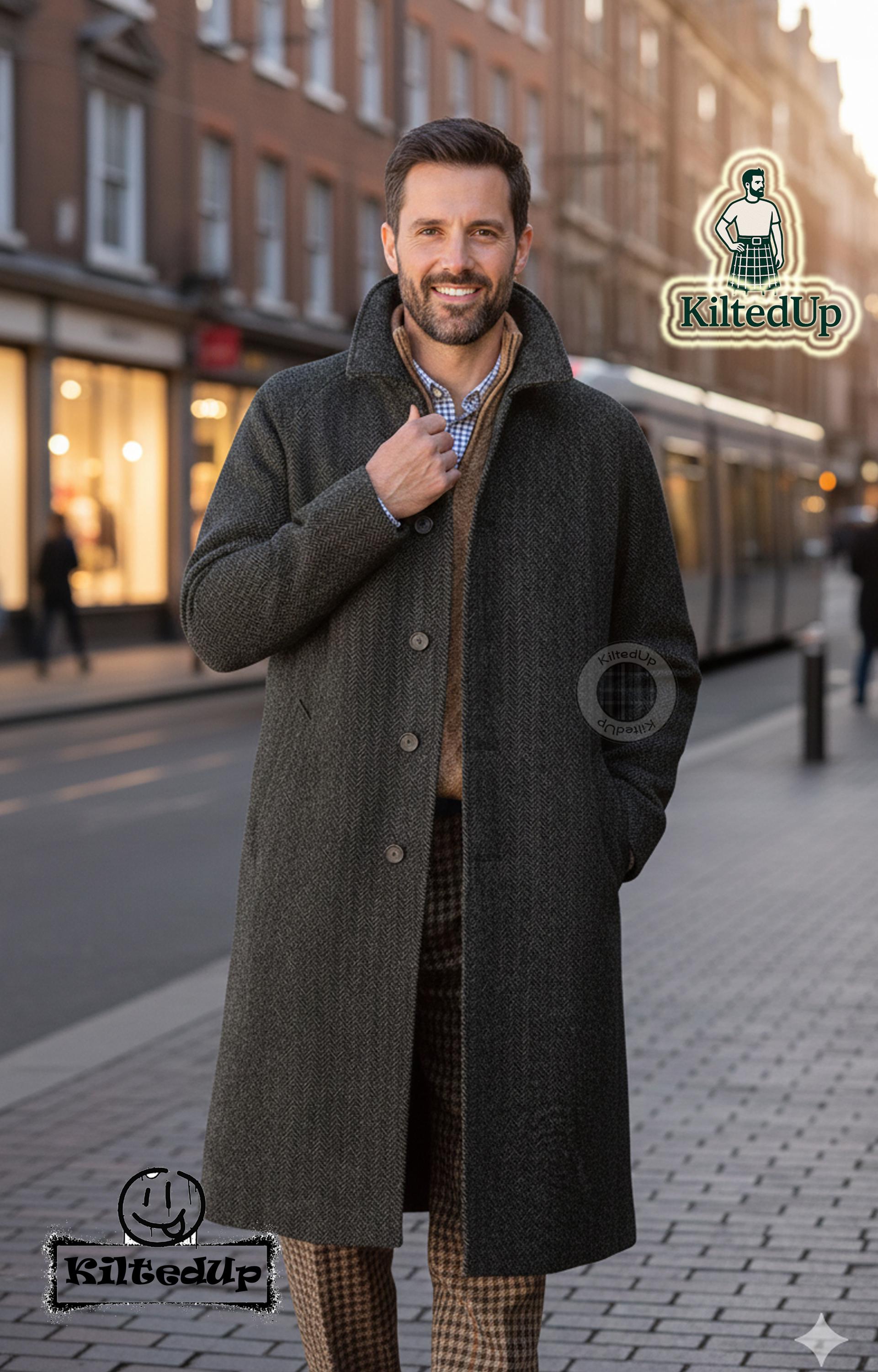 Vintage Wool Raglan Coat Men - Etsy