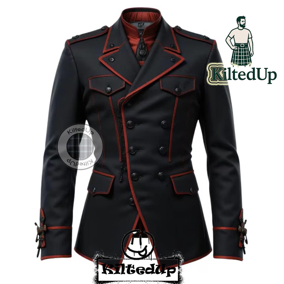 Men's Gothic Military Officer Pant main image 0