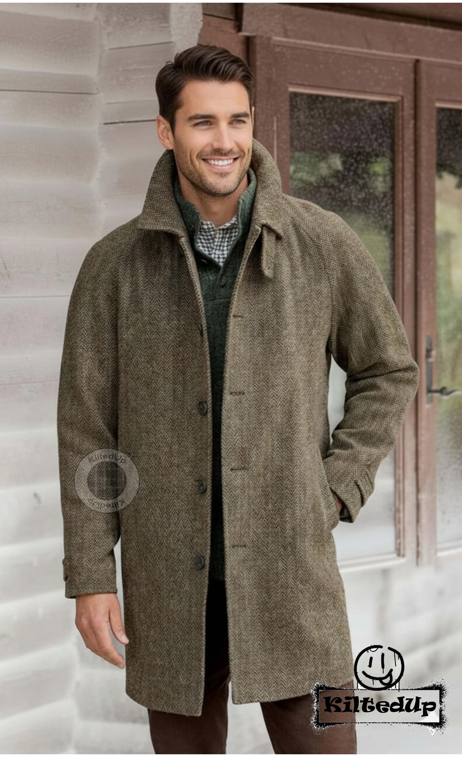 Donegal tweed coat - Etsy 日本