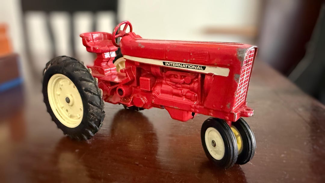 Vintage Ertl International Harvester Tractor Toy – 1970s Red Die-cast ...