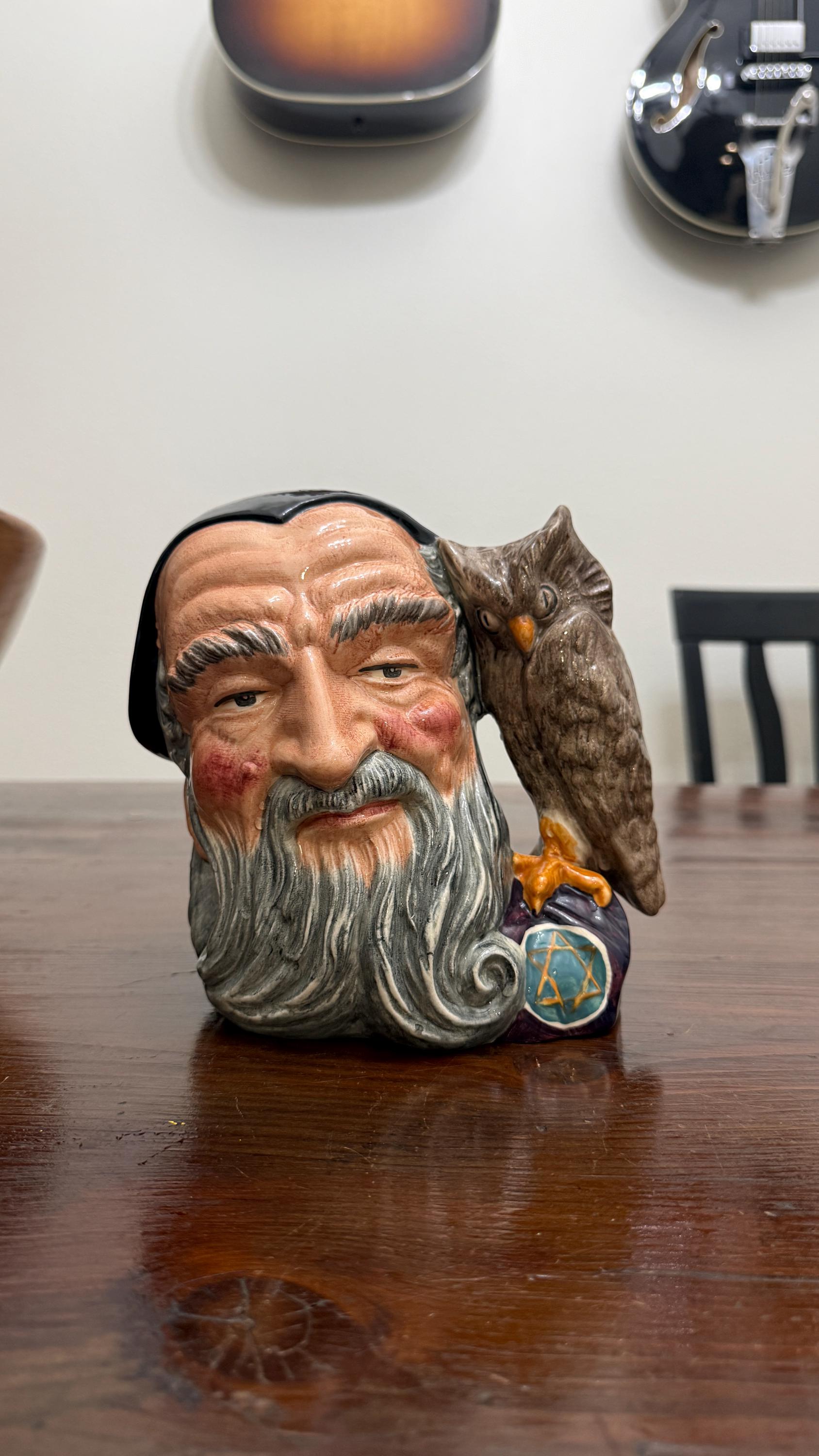【大型19cm・1959年】ロイヤルドルトン 英国製 トビー・ジャグ Royal Doulton Toby Jug the Wizard - Etsy