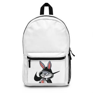 Cartoon Rabbit Backpack: Trendy Kids School Bag