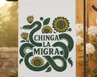 Immigrant Rights Garden Flag: Anti-ICE Protest Yard Decor