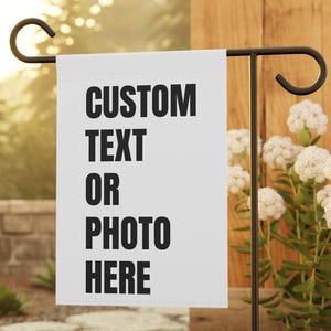 Personalized Garden Flag: Weatherproof Double-Sided Yard Art