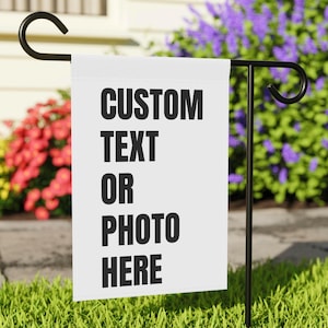 Personalized Garden Flag: Weatherproof Double-Sided Yard Art