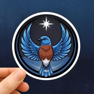 ミズーリ州反乱同盟軍レジスタンスバードステッカー ICE反対活動家アート