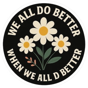 Equality Quote Sticker & Magnet: Progressive Activist Gift