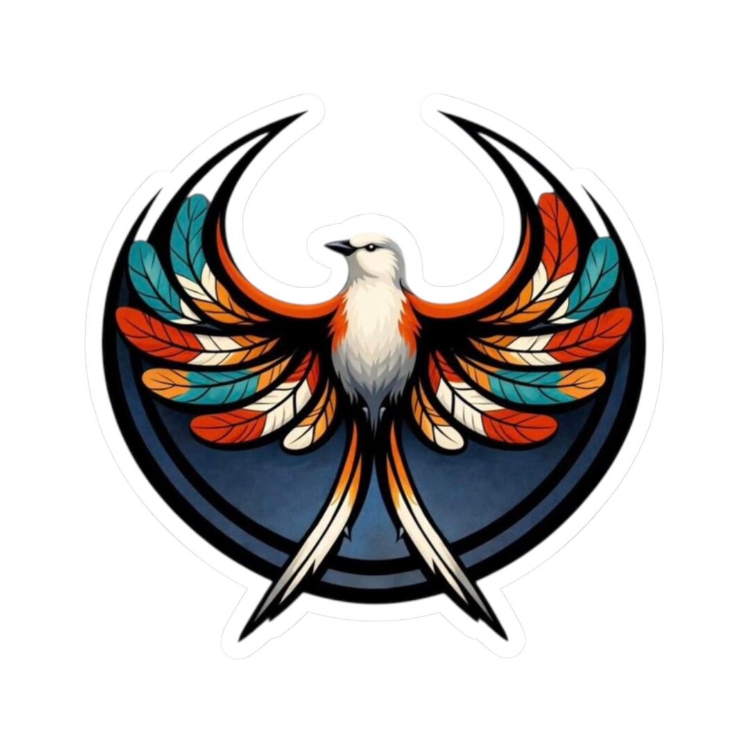 Oklahoma Restiance Bird Sticker - Etsy