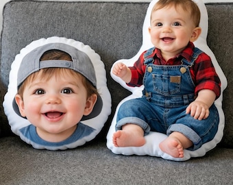 Personalized Baby Photo Pillow | Custom Shaped Pillow
