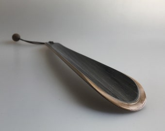 Shoehorn WOODINNI/small/ Black Oak Venner, Maple Wood, Handmade, Compact for Traveling, Shoe Accesories, Gift for Him, Gift for Her