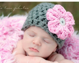 INSTANT DOWNLOAD PATTERN Flower Hat Newborn Photography (Permission to Sell Finished Product)