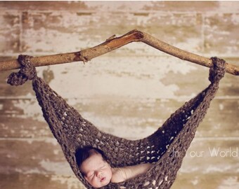 SOFORTIGER DOWNLOAD MUSTER Braun Hängematte Cocoon Photo Prop (Berechtigung zum Verkauf des fertigen Produkts)