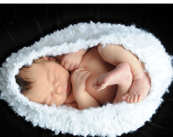 INSTANT DOWNLOAD PATTERN Cloudy Baby Bowl Newborn Photography (Permission to Sell Finished Product)
