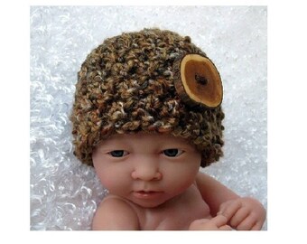 SOFORTIGER DOWNLOAD MUSTER Brown Sugar Beanie Button Hut Foto Requisite (Erlaubnis, fertiges Produkt zu verkaufen)