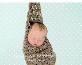 INSTANT DOWNLOAD PATTERN Newborn Hanging Stork Sack Photo Prop (Permission to Sell Finished Product)