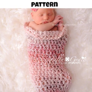 INSTANT DOWNLOAD PATTERN Baby Cocoon Photo Prop (Permission to Sell Finished Product)