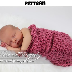 INSTANT DOWNLOAD PATTERN Newborn Baby Cocoon Photo Prop (Permission to Sell Finished Product)